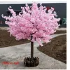 Fleurs décoratives 2 mètres de haut simulation rose arbres à souhaits fleur de soie artificielle cerisier pour centre commercial ouvert décorations de jardin