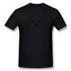 T-shirts pour hommes Beagle noir et blanc T-shirt basique à manches courtes Vintage Dog PAPA Shirt Taille Eur