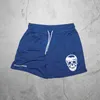 Spodenki męskie 2023 Gymreapers Skull Men Running Fitness Oddychająca siateczka Trening Szybkie wysychanie Męskie spodenki sportowe plażowe 230329