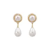 Jewelry for Women Female Accessories Pearl Drop Earrings Bride Wedding Engagement Earrings Birthday Anniversary Gift Jewelry