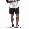 Shorts masculinos moda masculina sporting beaching bezerro malha musculação sweatpants fitness curto jogger casual ginásios