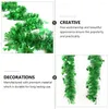 Decorative Flowers 3 Pcs Glitter Tinsel Garland Green Fringe Banner Decor Color Stripes Festive Holiday