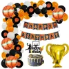 Sonstiges Event-Partyzubehör Basketball-Thema Ballonkette Gewinntrophäe Geburtstagsfeier Ballonkette Einsatzreihe Dekorationszubehör Set Kombination 230329