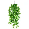 Flores decorativas decoração de casa videiras folhas folhas plantas artificiales para decoracion ivy Garland Garland para a parede de festa da casa de casamento