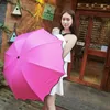 Parasol moda wiatroodporna parasol deszczowy Kobiety Kolor Zmień Słońce Składanie Parasol Bloom Flower Mini Pocket