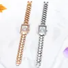 Montres-bracelets DAME FEMME MONTRE JAPON QUARTZ MODE ROBE FINE BRACELET EN ACIER INOXYDABLE HORLOGE DE LUXE CADEAU D'ANNIVERSAIRE FILLE BOÎTE COURONNE ROYALE