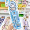 カワイイ漫画かわいい小さな自動ペンシル0.5mmスーパーシェイクコアライティングアクティビティリード学用品