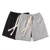 Mäns shorts 2023SS Solid Color Casual Men Kvinnor Högkvalitativ utomhussportstrandbyxor Terry Comfort Simple Home Clothes