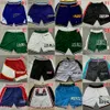 Bara Don XS-XXXL NEW City Basketball Pocket Shorts Hip Pop Pant med fickor dragkedja Sweatpants Green Blue White Black Red Yellwo Purple Baseball Football Short