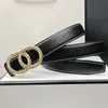 Fashion Classic Women Designer Belt Width 2.5 Men Luxury Belts Gold Smooth Buckle High Quality Waistband