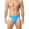 Unterhose Herren-Nylon-Unterwäsche, sexy und bequem, schlank, einfarbig, mit niedriger Taille, Herren-Slips, Pack-Trunk-Shorts