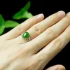 클러스터 링은 Hetian Jade Ring Manufacturer와 함께 상감