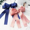 Headpieces Japan And South Korea Version Of The Long Ribbon Double-layered Bow Hairpin Top Clip Sweet Fairy Hundred Ride