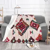 Blankets Bohemian Traditional Moroccan Colored Blanket Fleece All Season Multifunction Ultra-Soft Throw Blanket for Sofa Office Quilt 230329