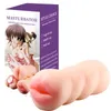 Massager Sex Toy Masturbator Japanese Anime Real Yin Invertered Model Aircraft Cup Masturbation Fun vuxna produkter