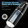 Masturbators Automatic Masturbator for Men Sucking Vibrating Real Pussy Blowjob Machine Male Sex Toy Men Masturbation Cup Adult Goods for Men 230328