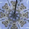 Paraplu's opvouwbare schattige puppy schnauzer forens regenkinderen paraplu duurzame vouwende nachtelijke hemel mooie hond vrouw