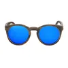 Sunglasses BerWer Bamboo For Women Wood Sun Glasses Polarized Round Lenses Driving UV400