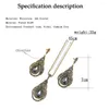 Collier Boucles d'oreilles Set Neovisson Fashion Style Retro Gold Color Crystal Brohême Bohême pour femmes aristocratiques