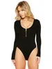 Kobiety Jumpsuits Rompers Women Long Rleeve Okrągła szyja seksowna romper kobiety seksowne body s3xl kombinezony w rozmiarze dla kobiet Stripper Bodysuit AR014 230329