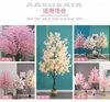 Dekorative Blumen 50 cm / 70 cm / 100 cm Künstlicher Kirschbaum Innenraum, der Simulationspflanze Party Mall El Stage Wedding Home Decoration wünscht