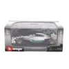 Elektrisches RC-Flugzeug Bburago 1 43 W07 Mercedes Benz 44 6 Hamilton Rosberg Alloy Toy Model Car W10 77 Formula Racing Diecast 230329