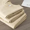 T-shirts pour hommes 99 oz 280 g/m² T-shirt lourd surdimensionné de haute qualité pour hommes T-shirt à manches courtes en coton Couleur unie Tendance Loisirs Vert Blanc Noir 230329