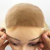 Кружевные парики 5*5 Шелковые верхние кружевные закрытие пепела Блондинка Силиконовая Силиконовая Основание Шелковое Основание Крышки для волос с детскими волосами remy Human Hair #613 230329