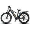 Dynalion Electric Bike Adults 26 "Fato pneu largo 48v16ah bateria de íon de lítio 750w Motor dianteiro e traseiro Brake Shimano 7 velocidades Deleurs Mountain Ebike UL certificado A0329