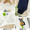 Jackets Boys Fleece Lined Sweater Winter Children s Cartoon Top Single Layer Bottoming Shirt 230329