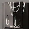 Kronleuchter Miss A's Jewelry LED White Bubble Minimalism Hängelampe Glanz Kronleuchter Innenbeleuchtung für Esszimmer Wohnzimmer