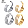 Nasenringe Ohrstecker G23 Piercing Hinged Segment Hoops CZ Stein Nasenringe Clicker Ohrknorpel Tragus Helix Ohrringe Piercing Körperschmuck 230328