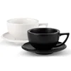 Tazze MHW 3BOMBER 280Ml Cangkir Espresso Teh dan Piring dengan Set Sendok Kopi Mug Seni Latte Cappuccino Keramik Aksesori Rumah Barista 230328