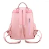 Рюкзак на заказ назвать женские милые ушные школьные сумки персонализированные вышитые ученики принадлежности