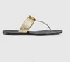 Topp 2021 Designer Woman Slippers Men tofflor Bottoms Flip Flops Women Luxury Sandals Fashion Causal Flip Flop Size 35-42