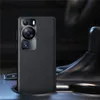 Oryginalna skórzana obudowa dla Huawei P60/P60 Pro retro Business Metal Camera Lens Cover