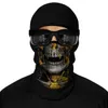 Crânio de festa de halloween máscara de face completa verão esporte balaclava lenço mágico cenário ao ar livre máscara de ciclismo de pescoço capuz de máscara bandana protetor de cabeça rra rra