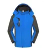 メンズジャケット春秋冬風の薄いワークウェアアウトドアスポーツクライミングジャケットサイクリング/ハイキングUV保護