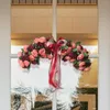 Декоративные цветы свадебная арка зелень листья гирлянда цветочная добыча розовая дверь венок для вечеринки дома весна летние украшения