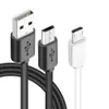 Cables de teléfono celular de carga rápida Cables micro USB TIPO C 2A Datos de sincronización 1m 2m 3m 1.5m Carga