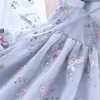 Robes de fille Robe une pièce pour filles Robe chinoise Cheongsam Jupe de gaze rétro pour enfants Jupe d'été pour bébé 12 ans Vêtements pour enfants