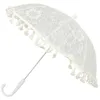 Parapluies Dentelle Parapluie Mariage Décor Fantaisie Nécessité Nuptiale Parasol Plastique Plage Vacances