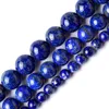 Beads 3-16mm Natural Blue Lapis Lazuli Stone Round Spacer Loose DIY For Jewelry Making Accessories 15'' Women Gift