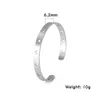Bangle Unift Hollow Star Armband rostfritt stål manschett för kvinnor handledsband mode romantiska smycken bröllopsfest gåva