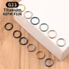 Nasenringe Ohrstecker 1050 Stücke Großhandel Hoop Ohrring G23 Nasenring für Frauen Piercing Schmuck Lippenohrring Hoop Mischfarbe Körper Clips Scharnier 230328