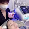 Machine portative à jet d'oxygène 6 en 1 Hydra Dermabrasion Petite bulle Équipement de soins de la peau du visage Nettoyage en profondeur Bio RF Ultrasons Rides Enlèvement des cernes Utilisation en spa