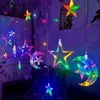 Other Event Party Supplies Star Moon Led Curtain Garland String Light EID Mubarak Ramadan Decorations for Home Islam Muslim Event Party Supplies Decor 230329