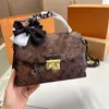 Designer kort kvinna handväska axel messenger väskor mode blomma rutnät mobiltelefon hållare kontant kort flickor väska