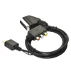 Hight quality Console TV Lead cable for PS2 cord Scart Cable with AV Box Adapter