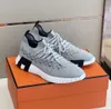 Summer Men Casual Buty Flex Sneaker Skórzane płótno z siatki zamszowe buty gumowe jedyne lekkie sportowe buty biegaczy koronkowe designerskie trenerzy EU38-45